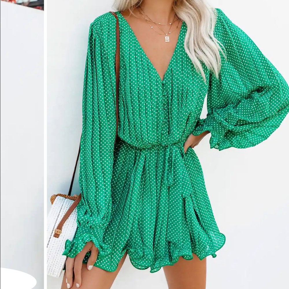Endless Rose Dot Romper | size XS